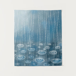 Another Rainy Day Weather Painting Tapestry