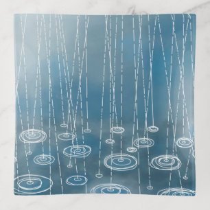 Another Rainy Day Weather Painting Trinket Tray