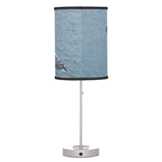 Another Seagull in Flight Table Lamp (Back)