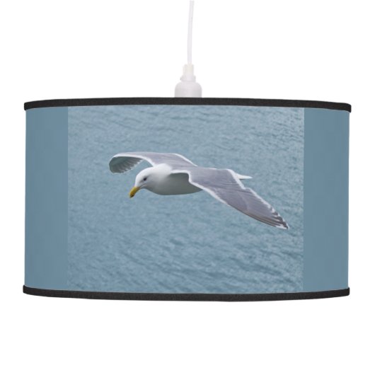 Another Seagull in Flight x 3 Hanging Lamp (Front)