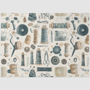 Another Sewing Junk Journal Series Design #2 Tissue Paper