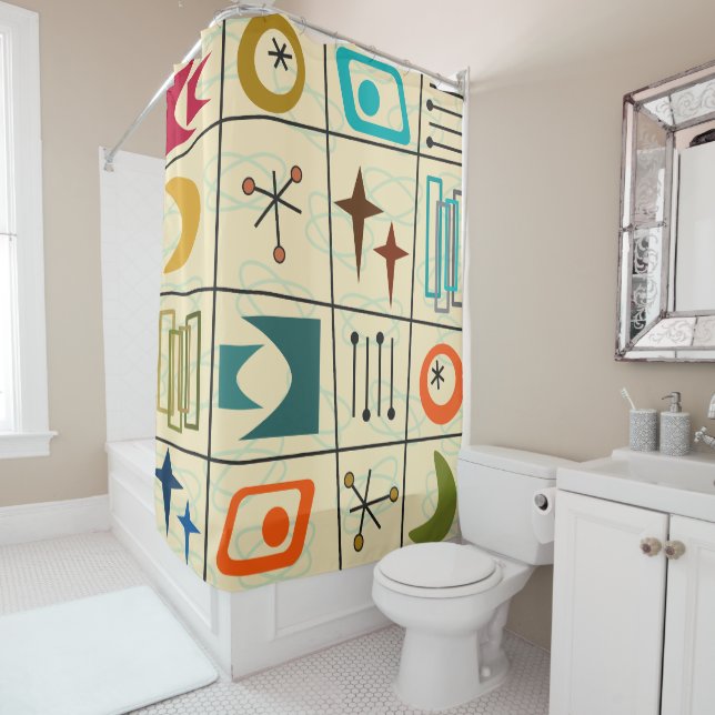 Another Smorgasbord  Shower Curtain (In Situ)