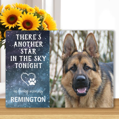 Another Star in the Sky _ Custom Dog Pet Memorial Plaque