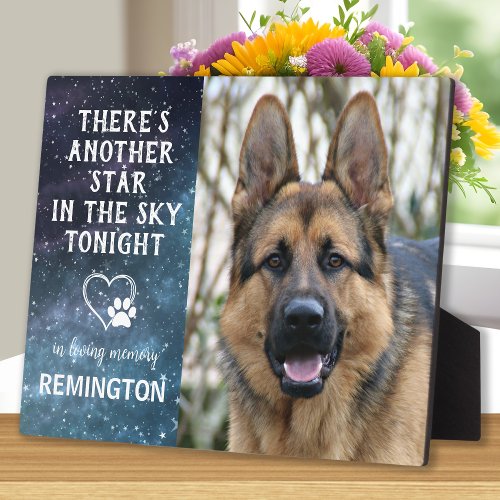 Another Star in the Sky _ Custom Pet Dog Memorial Plaque