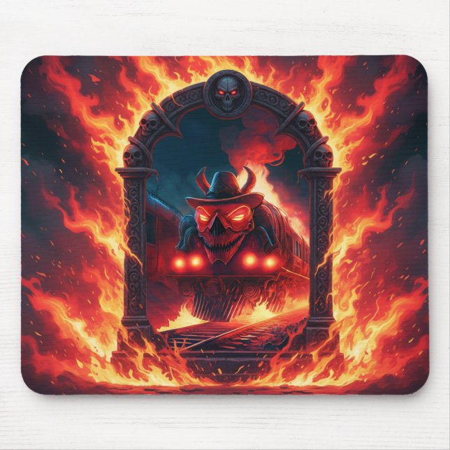 Another Train On The Highway To Hell Mouse Pad (Front)
