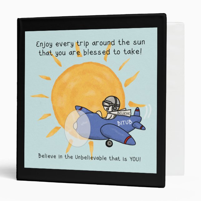 Another Trip Around the Sun 3 Ring Binder (Front/Inside)