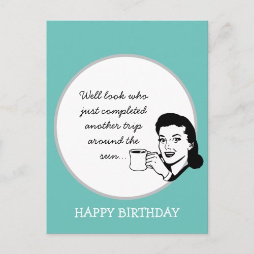 Another Trip Around the Sun Funny Retro Birthday