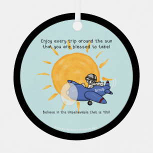 Another Trip Around the Sun Metal Ornament