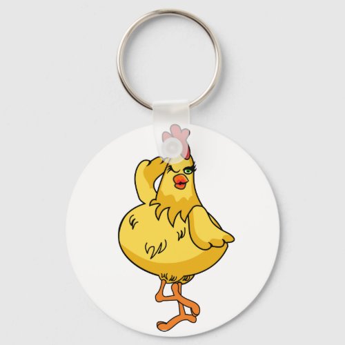 Another very silly Chicken Keychain