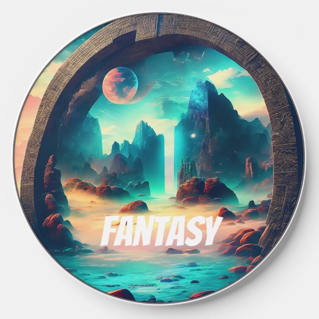 Another World Fantasy view Wireless Charger (Front)
