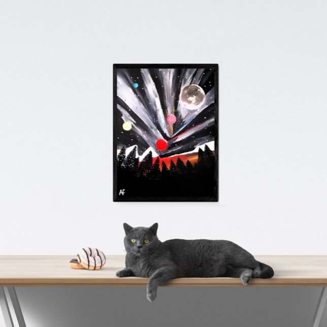 Another World Painting by Alfred Fox Canvas Print (Not Actual Size)