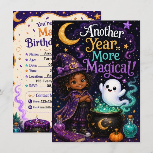 Another Year More Magical Invitation