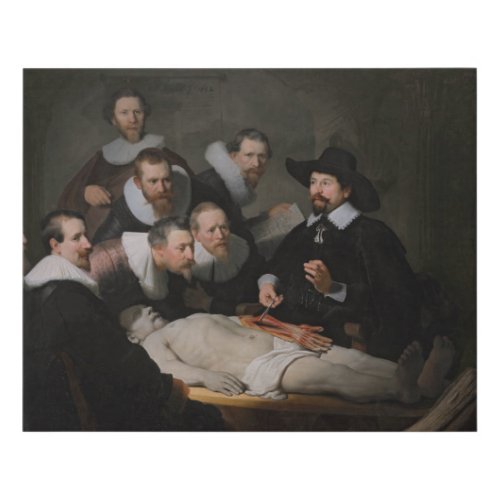 Anotomy Lesson by Dr Tulp by Rembrandt _ Canvas