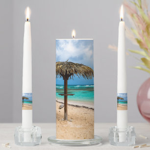 Anse des Rochers beach Unity Candle Set