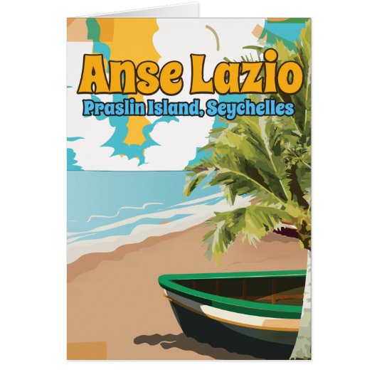 Anse Lazio Praslin Island, Seychelles Cards (Front)