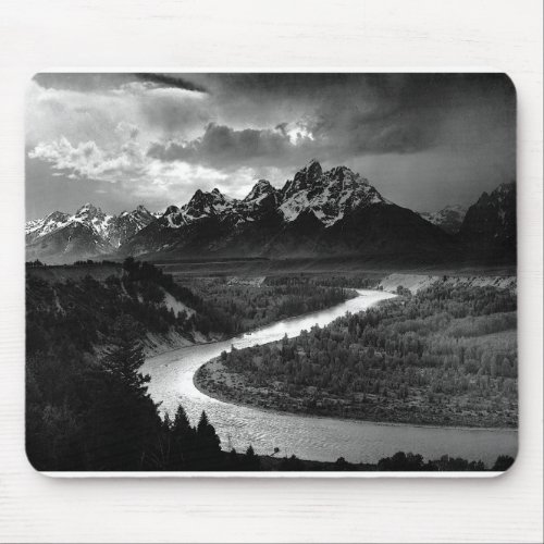 Ansel Adams The Tetons and the Snake River 1942 Mouse Pad