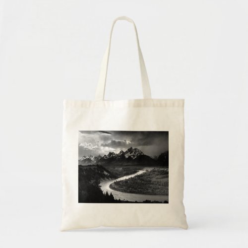 Ansel Adams The Tetons and the Snake River 1942 Tote Bag
