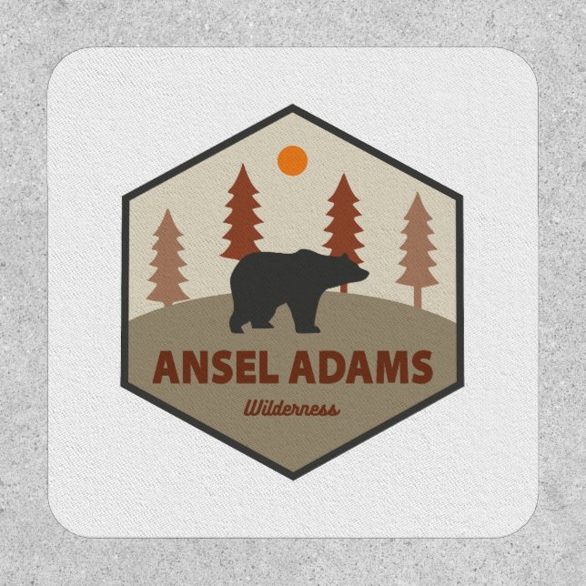 Ansel Adams Wilderness California Bear Patch (Front)
