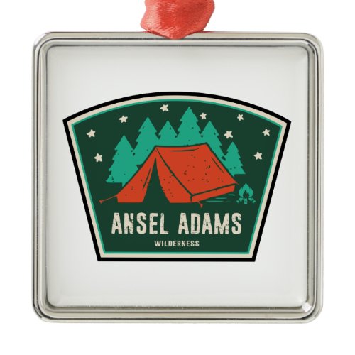 Ansel Adams Wilderness California Camping Metal Ornament