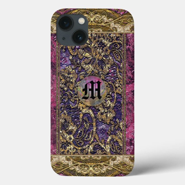 Anselme Kean Victorian  Monogram Tough Case-Mate iPhone Case (Back)