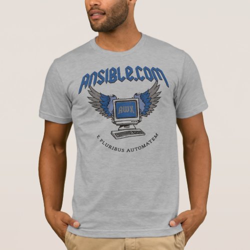 Ansible Flying Computer Shirt
