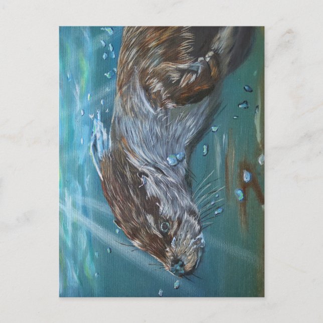 Ansichtkaart Otter. Postcard (Front)