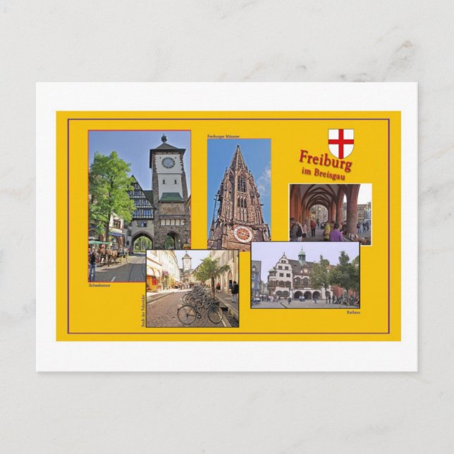 Ansichtskarte Freiburg im Breisgau Postcard (Front)