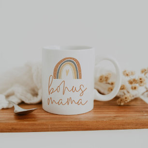 ANSLEY Boho Burnt Orange Rainbow Bonus Mama Coffee Mug