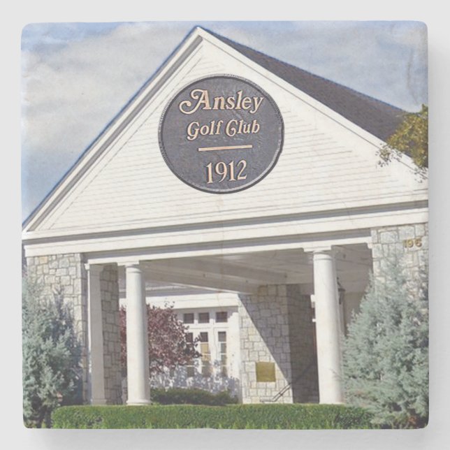 Ansley Golf Club, Atlanta Landmark Marble Coasters (Front)