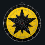 Ansteorra DartBoard<br><div class="desc">This unique dartboard is a must-have for any member of the Society for Creative Anachronism (SCA) or fan of the Kingdom of Ansteorra. It features the official populace badge of Ansteorra. The board is regulation size and weight, and the badge is prominently displayed in the center, making it a great...</div>