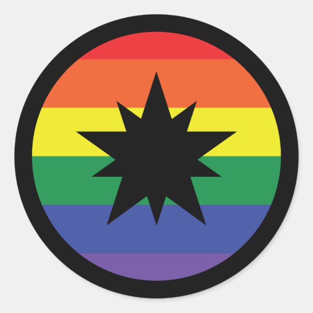 Ansteorra Pride Classic Round Sticker (Front)