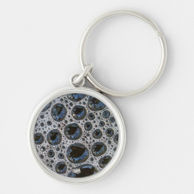 Anstract Bubble Pattern Keychain (Front)