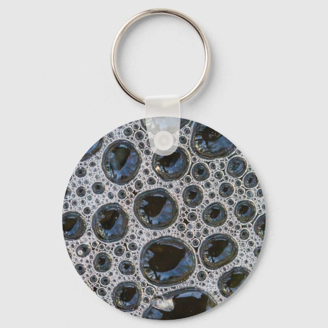 Anstract Bubble Pattern Keychain (Front)