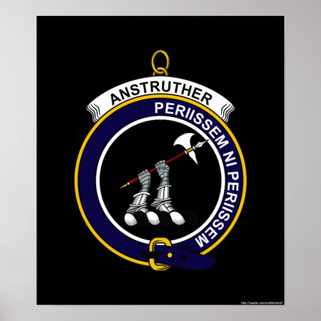 Anstruther - Clan Crest Poster (Front)