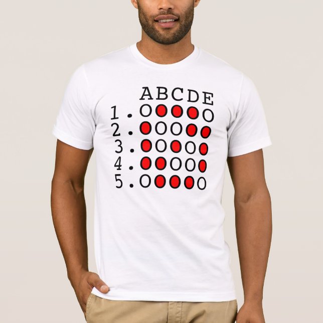 Answer Key Light Shirt (Front)