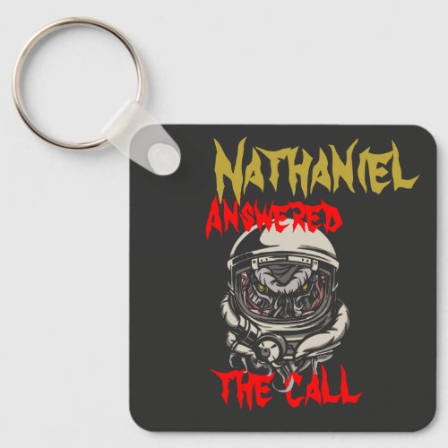 Answer the Call of Cthulhu in Space Custom Name Keychain