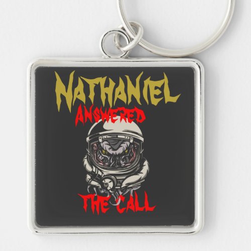 Answer the Call of Cthulhu in Space Custom Name Keychain