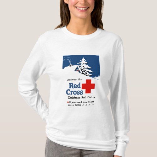 Answer The Red Cross Christmas Roll Call T_Shirt