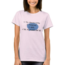 answering twin questions tee