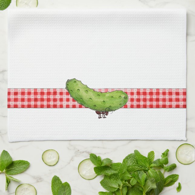 Ant and Pickle - Kitchen Towel (Folded)