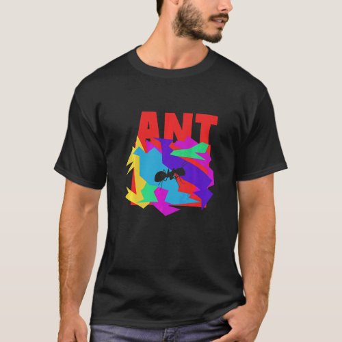 Ant Animal Mosaik Puzzle T-Shirt