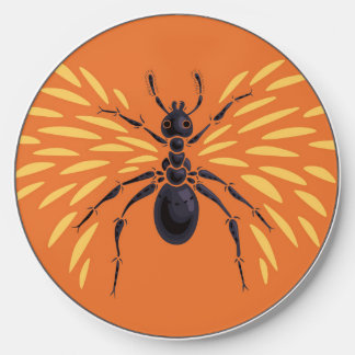 Ant Art Insect Lover Fiery Orange Entomology Wireless Charger