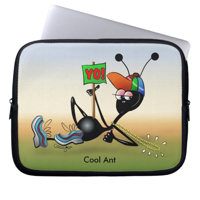 Ant Designs Laptop Sleeve (Front)