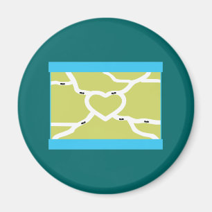 Ant Farm Love Magnet