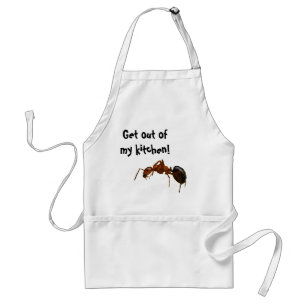 Ant in Kitchen Adult Apron
