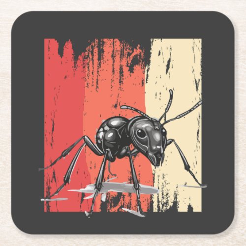 Ant lover gift  square paper coaster