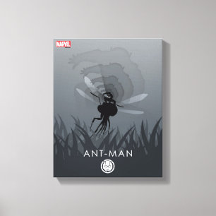 Ant-Man Heroic Silhouette Canvas Print