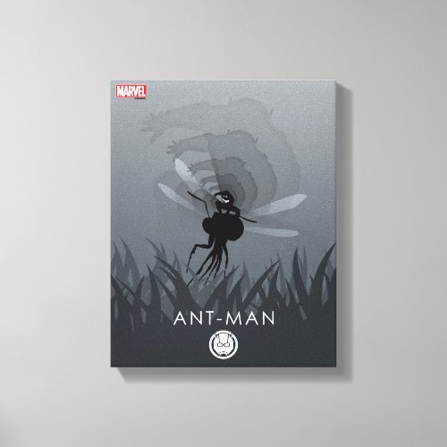 Ant_Man Heroic Silhouette Canvas Print