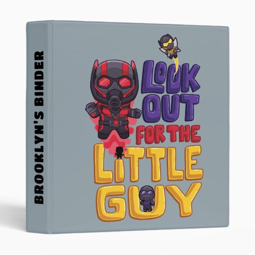 Ant_Man Wasp Cassie Look Out for the Little Guy 3 Ring Binder