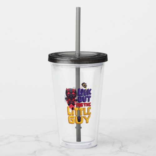 Ant_Man Wasp Cassie Look Out for the Little Guy Acrylic Tumbler